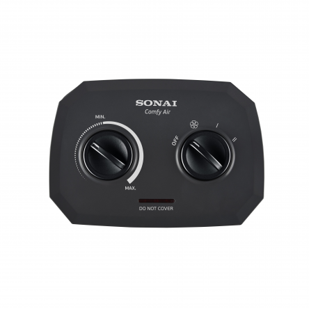 Sonai Fan Heater Comfy Air , MAR – 909, 1000 / 2000watt ,black