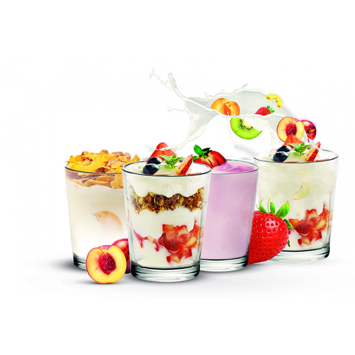 Yogurt cups set 