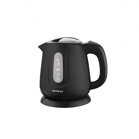 Sonai Kettle Plastic Mar-2200, 1100 Watt 1,2L , Black Color Sonai Kettle Plastic Mar-2200, 1100 Watt 1,2L , Black Color